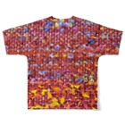 カヨラボ　スズリショップの夕焼け／カヨサトーTX All-Over Print T-Shirt :back