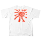 伊東マリナ　らぶりー日本ショップ！の太陽燦燦 フルグラフィックTシャツの背面