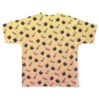 【公式】まるいねこのmeow 〜黒猫〜 All-Over Print T-Shirt :back