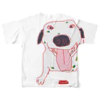 DOG DOG DOGのダルメシアン All-Over Print T-Shirt :back