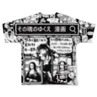 offtonのPR フルグラフィックTシャツの背面