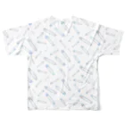 IENITY　/　MOON SIDEの【ADDITIVITY】 セーフティーピン #HOLO white All-Over Print T-Shirt :back