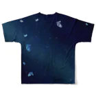 かにになりたいねのスペースばかお All-Over Print T-Shirt :back