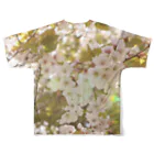 Aiko Nakanoの桜から虹2 フルグラフィックTシャツの背面