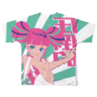FANATIC CHARMYの圧倒的ピカ子 All-Over Print T-Shirt :back
