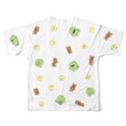 ゆーすけひよこのひよこくまイグアナいっぱい All-Over Print T-Shirt :back