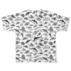 猫と釣り人のSALTWATER FISH_K_FG フルグラフィックTシャツの背面