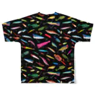 猫と釣り人のLURE_CK_FGT All-Over Print T-Shirt :back