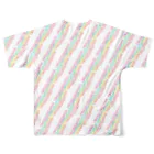 DREAM BREAKERオリジナルグッツのDREAM BREAKERカラフルロゴデザイン All-Over Print T-Shirt :back