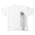 禅和庵の孔雀 All-Over Print T-Shirt :back