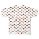 猫と釣り人のSUSHI_C_FGT All-Over Print T-Shirt :back