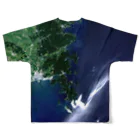 WEAR YOU AREの宮城県 牡鹿郡 Tシャツ 両面 フルグラフィックTシャツの背面