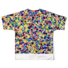 Sunny Fujiyamaのフルーツバスケット　イン　ザ　Rain All-Over Print T-Shirt :back