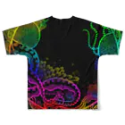 NiguratoBodyのSea jewel フルグラフィックTシャツの背面