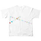 cumincuminのFlags フルグラフィックTシャツの背面