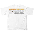 ブチチャンネルのブチ フルグラフィックオリジナルTシャツ All-Over Print T-Shirt :back