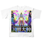 ★アトリエ ホシキラ★の天照大神～AMATERASU～ フルグラフィックTシャツの背面