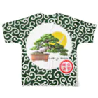 剛竜謹製の埼玉県 盆栽町 BONSAI TENNIS CLUB フルグラフィックTシャツの背面