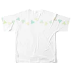 にんじんちびこのテトラポッド All-Over Print T-Shirt :back