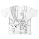 happamanのSIKA-KINOKO All-Over Print T-Shirt :back