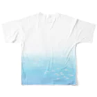 とりしまの海とイルカ フルグラフィックTシャツの背面