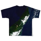 WEAR YOU AREの北海道 斜里郡 Tシャツ 両面 All-Over Print T-Shirt :back