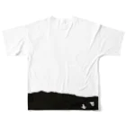 エイトディアズの山シリーズ　六甲山 All-Over Print T-Shirt :back
