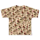 SATAN'S  KITTENSのUNI ZUKUSHI　半袖T All-Over Print T-Shirt :back