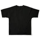 capybaraparadiseのグリム 背面黒ver All-Over Print T-Shirt :back