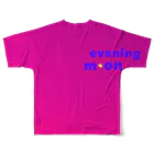 OtsuCHEEの夕方の月　カラー All-Over Print T-Shirt :back