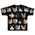 Neko-Shika-KatanのCAT34（ｼｰｴｰﾃｨｰｻｰﾃｨｰﾌｫｰ） フルグラフィックTシャツの背面