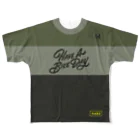 HAVE A BIKE DAY. ＠ SUZURIのHABDmoto(khaki) All-Over Print T-Shirt