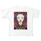 ChristeleImaginationのKaleidoscopic Girl フルグラフィックTシャツ