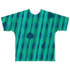 papipoのストライプ(スペード) All-Over Print T-Shirt