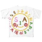 7030ナオミオ百貨のさいとゆめのまちグッズ フルグラフィックTシャツ