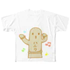 chobi shopの踊るハニー フルグラフィックTシャツ