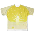 sayacompanyの「太陽も月も沈まない場所、宇宙ノ樹」 フルグラフィックTシャツ
