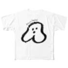 宿根ピーチのかにゅ (ほっぺの生き霊) フルグラフィックTシャツ