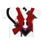 EASELの銃と鍵と All-Over Print T-Shirt