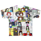 micorunの頭の良い人と悪い人キャラクターズ All-Over Print T-Shirt