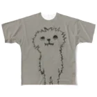 ねこぜや のマルチーズのシェメ All-Over Print T-Shirt