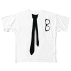 ROTUSのタイシャツ　ブラック All-Over Print T-Shirt