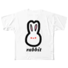 990604のrabbit フルグラフィックTシャツ