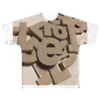 Pallete&Laboのpallelaboダンボール文字 All-Over Print T-Shirt