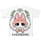 トンガリゴートのラグドールのクルミちゃん フルグラフィックTシャツ