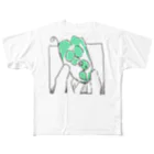 敷島のグリンピースのもと All-Over Print T-Shirt