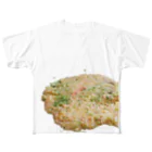 ホッケ一夜干しのゲロともんじゃは紙一重 All-Over Print T-Shirt