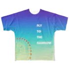 SUSIEのFly to the rainbow フルグラフィックTシャツ