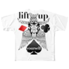 Jackpool のバロックトランプ柄 All-Over Print T-Shirt