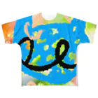 yggdrasillのnyanco フルグラフィックTシャツ